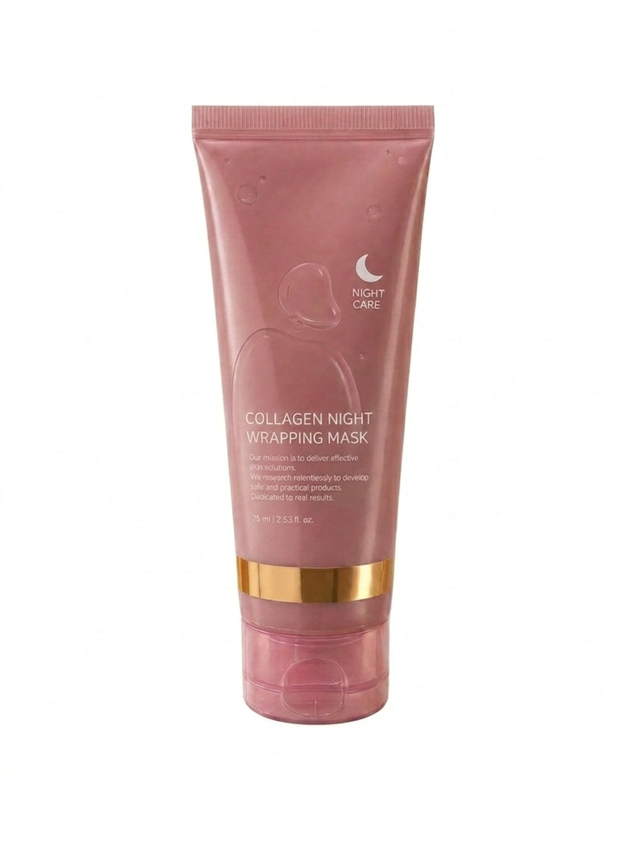 Collagen Night Wrapping Mask – Deep Hydration & Firming Overnight Sleeping Mask with Niacinamide & Ceramide NP (75g / 2.85 oz)
