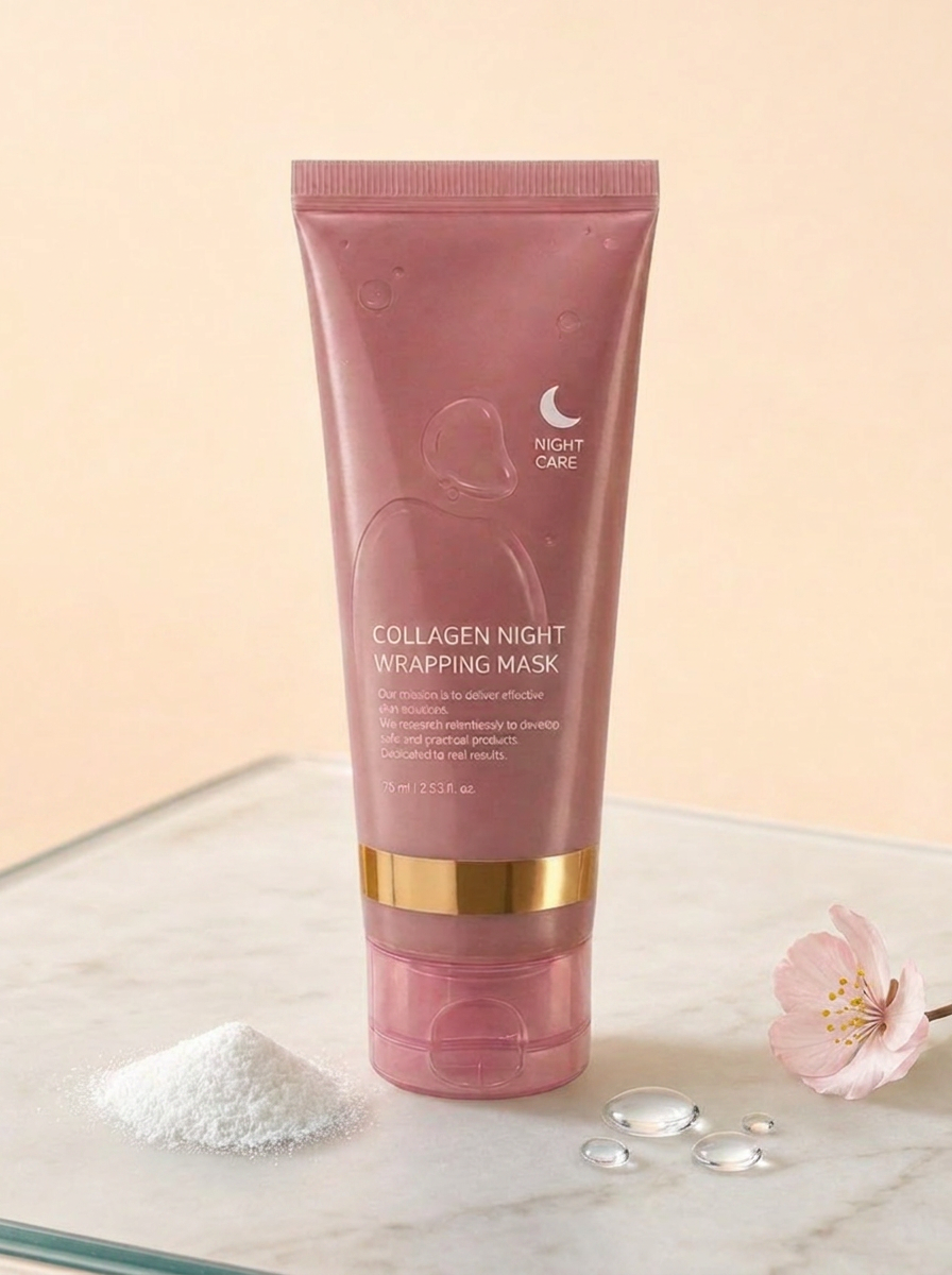 Collagen Night Wrapping Mask – Deep Hydration & Firming Overnight Sleeping Mask with Niacinamide & Ceramide NP (75g / 2.85 oz)
